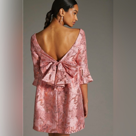 Eva Franco Dresses & Skirts - Anthropologie Eva Franco Babydoll Bow Dress